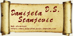 Danijela Stanjević vizit kartica